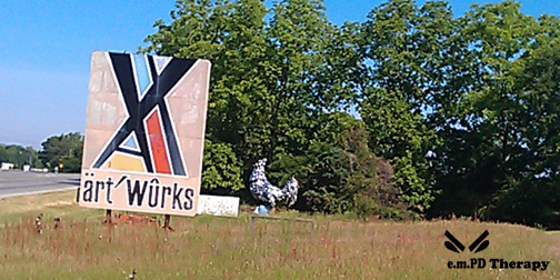 business sign for art Wurks
