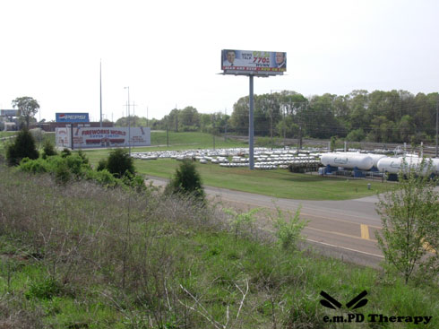 fireworks stand view