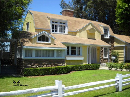 One of the houses on Wisteria Lane