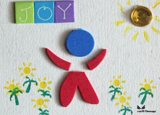 Artist Trading Card JOY theme